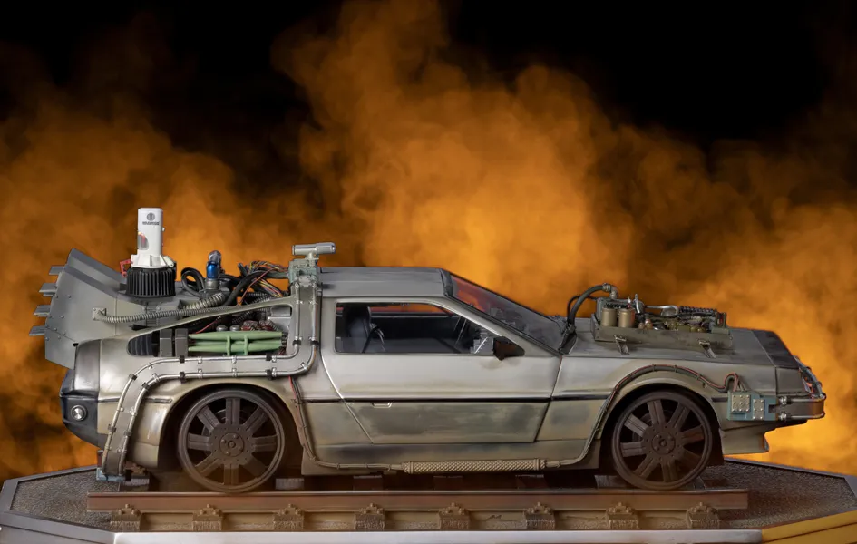Back to the Future Part III - DeLorean III Art Scale 1/10 Limited Decor Augmented reality