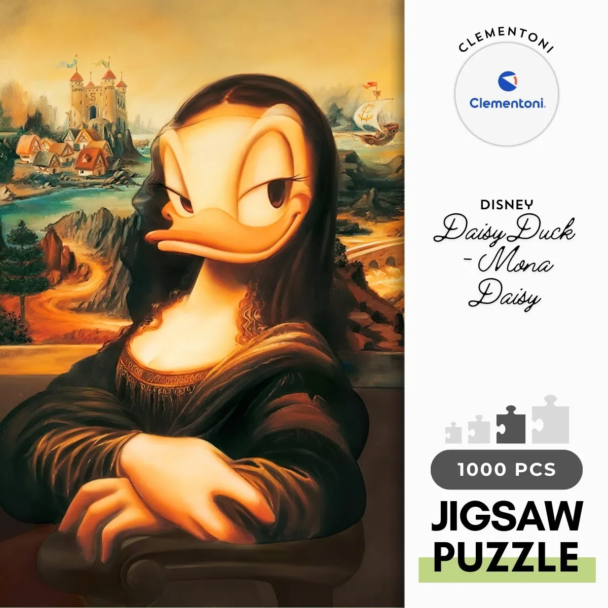 Vinyl Hobby Secondary Market Clementoni 39080??Monna Daisy??1000 Pieces Jigsaw Puzzle