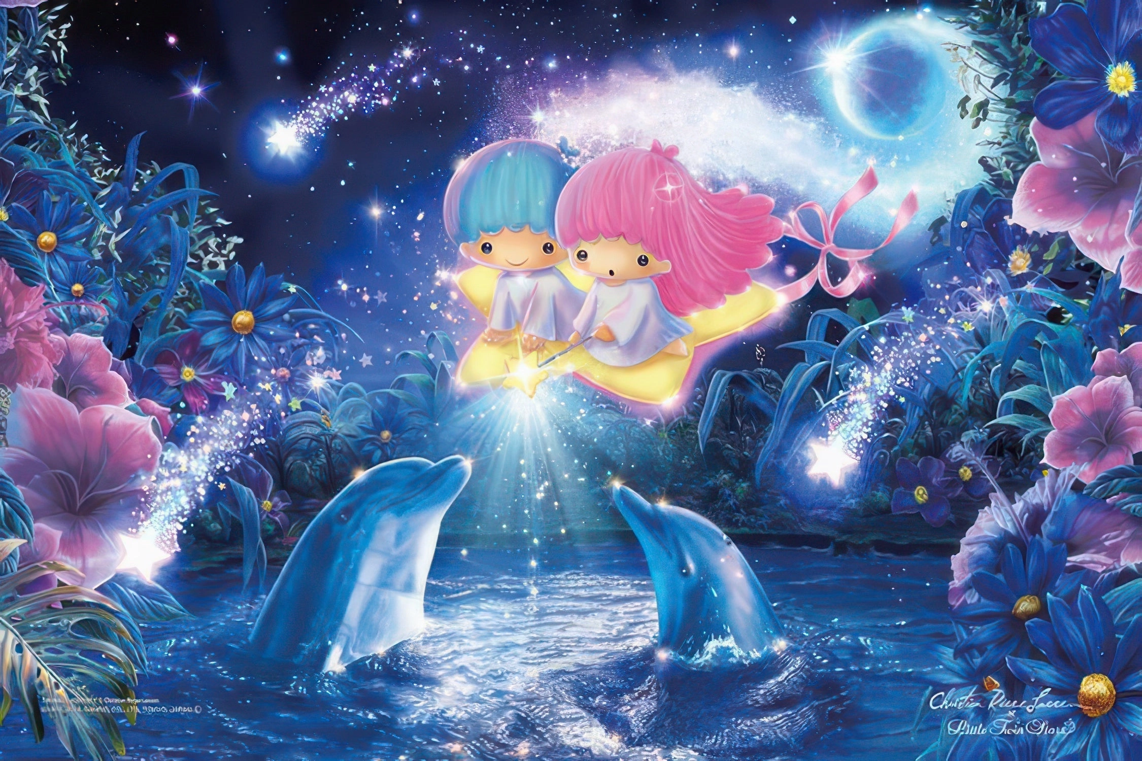 Epoch 13-901??Kiki & Lala Twinkle Journey??1000 Pieces Jigsaw Puzzle Fantasy Collection