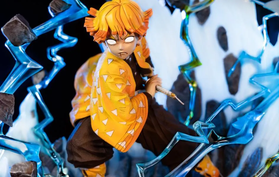 Agatsuma Zenitsu Deluxe Edition 1/4 Scale Statue Fantasy Model