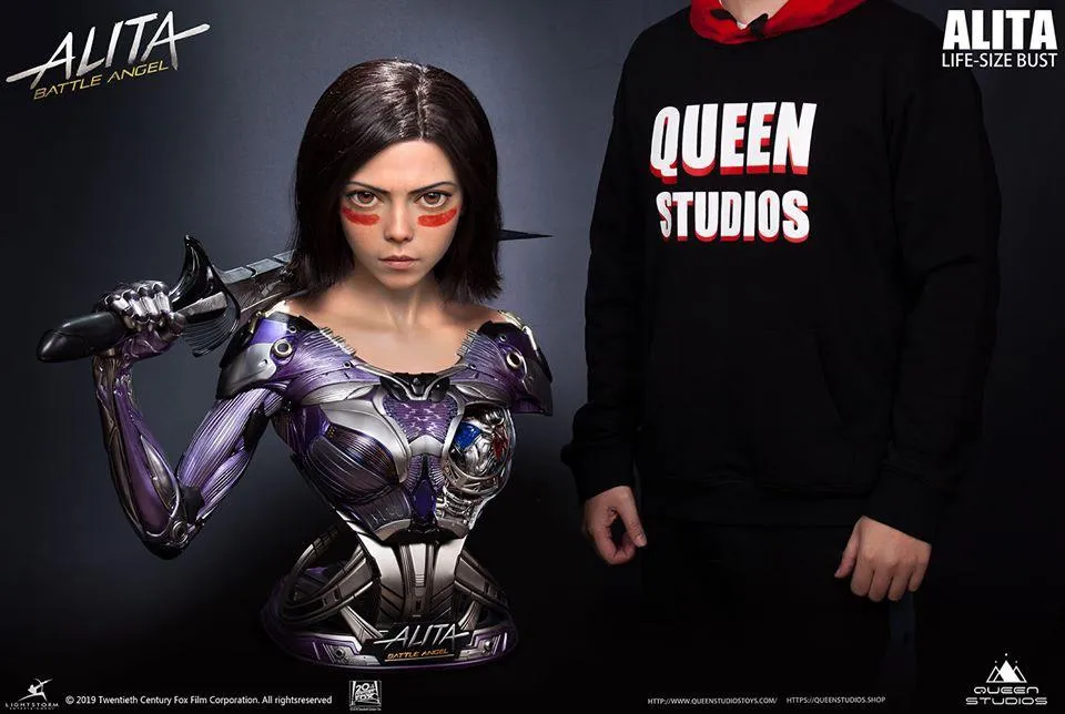 Artisan Partnership Vinyl Statue Alita: Battle Angel EXCLUSIVE 1:1 Scale Lifesize Bust