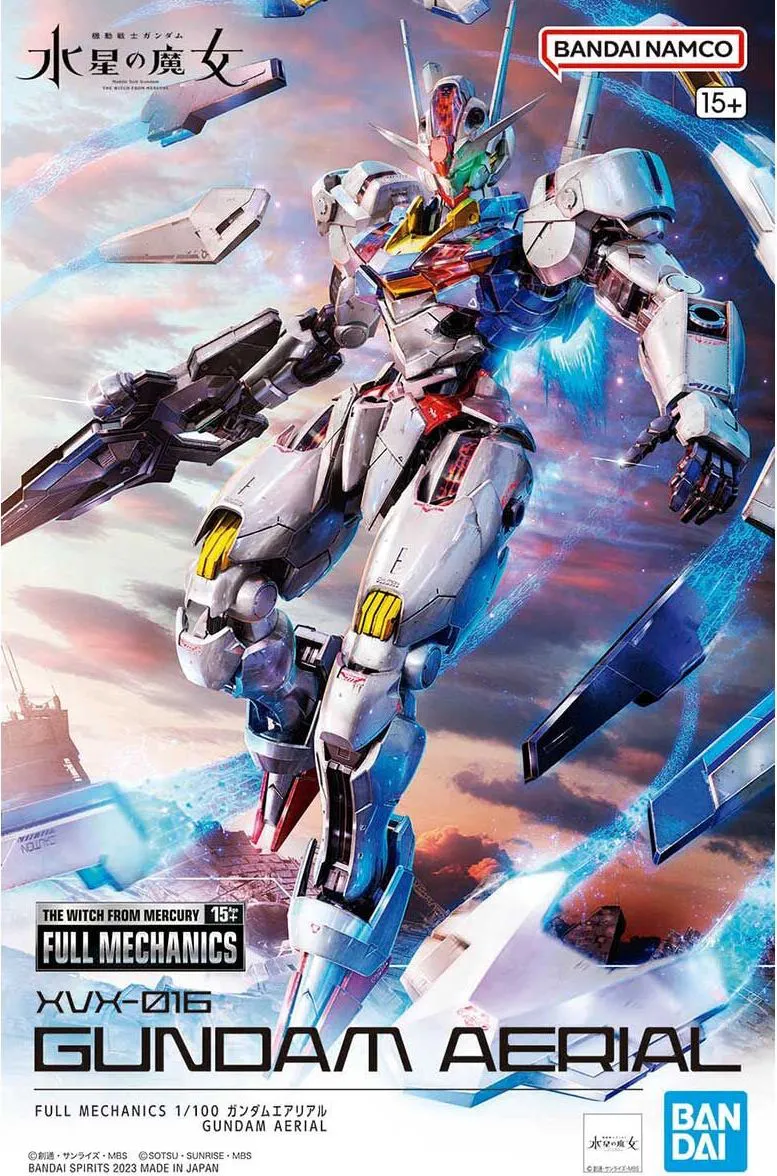 Full Mechanics 1/100 Gundam Aerial Missing Piece Race Car Driver