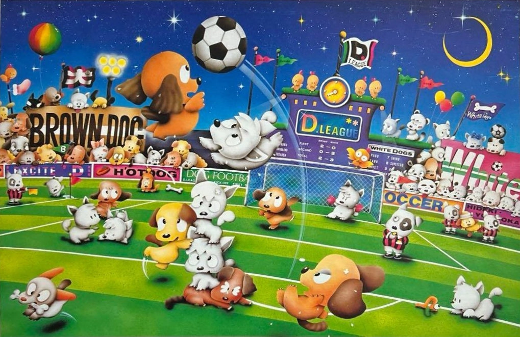 Movie Model Premium item Appleone 1000-143??Dog League??1000 Pieces Jigsaw Puzzle