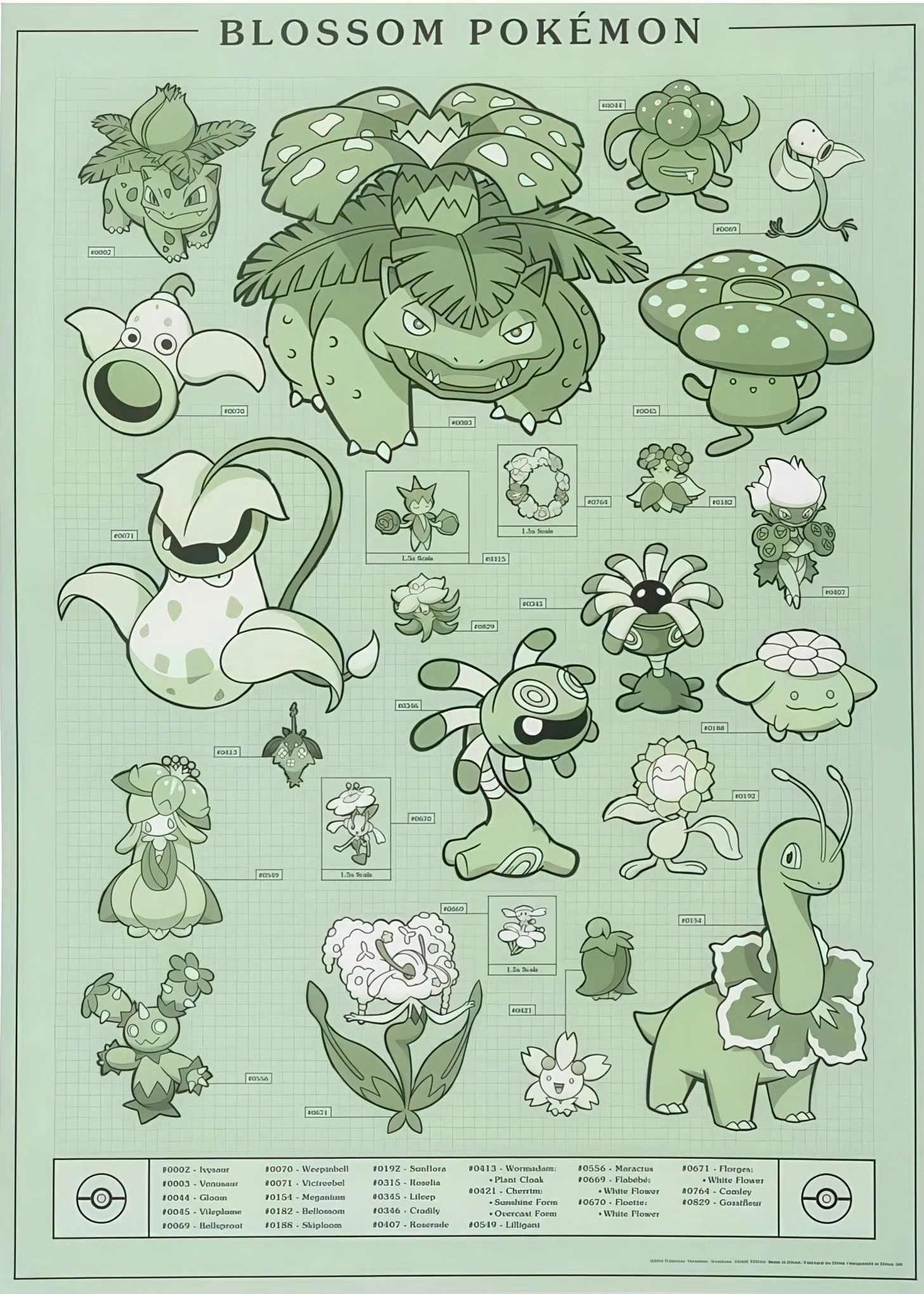 Superhero Goods POKE15541??Pok??mon Blossom??1000 Pieces Jigsaw Puzzle