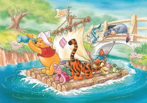 Tenyo D-300-126??Captain Pooh??300 Pieces Jigsaw Puzzle Detailed Sculpture