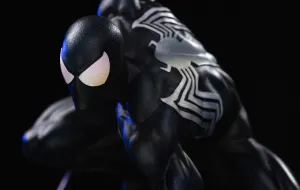 Podcast Studio Premium Collectible Marvel Comics Series 7 - Spider-Man Black BDS Art Scale 1/10