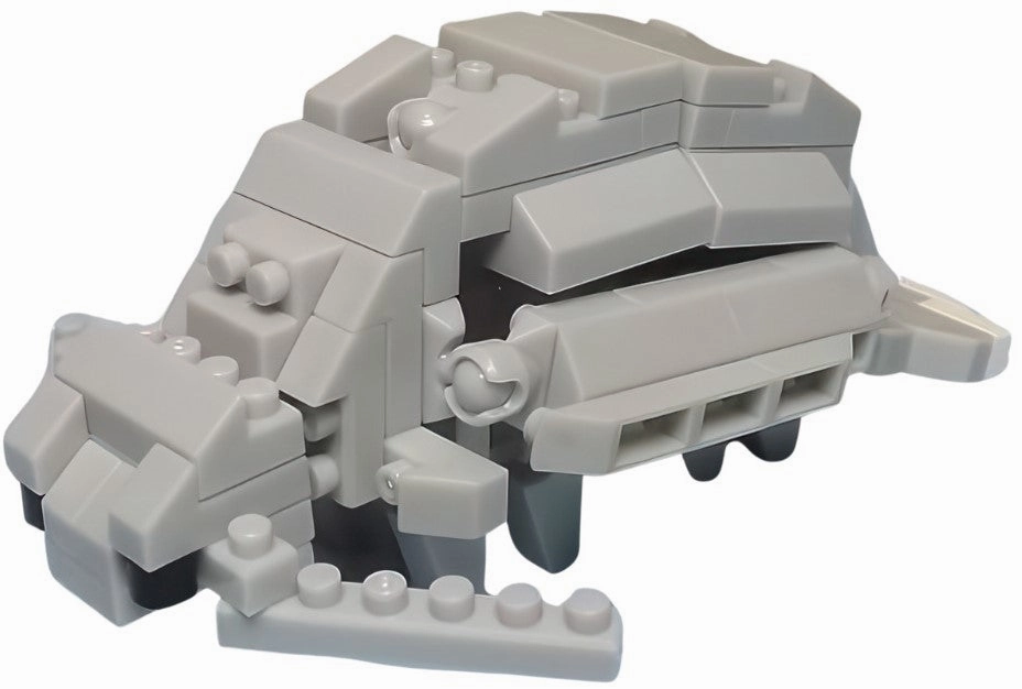 Daiso PB0084??Giant Isopod??111 Pieces Mini Block Winter Decoration