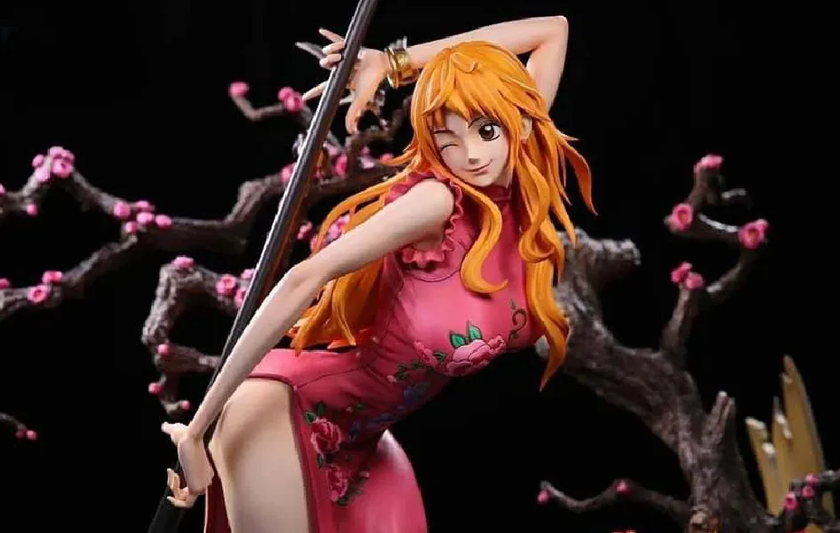 One Piece Nami Statue Art Figure Fabric Figure