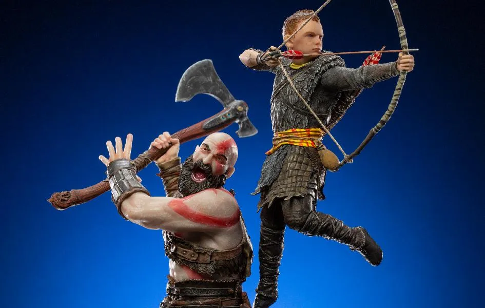 Fantasy Product Kratos and Atreus BDS Art Scale 1/10