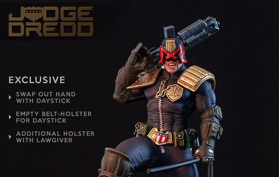 Judge Dredd EXCLUSIVE 1/4 Scale Statue Gift Idea Anime Merchandise