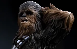 Return of the Jedi - Star Wars Chewbacca & Tokkat Art Scale 1/10 Gift For Him Porcelain Doll