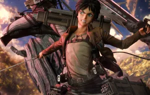 Attack On Titan - Eren, Mikasa, and Armin (DX Bonus Version) 1/4 Scale Statue Vinyl Model