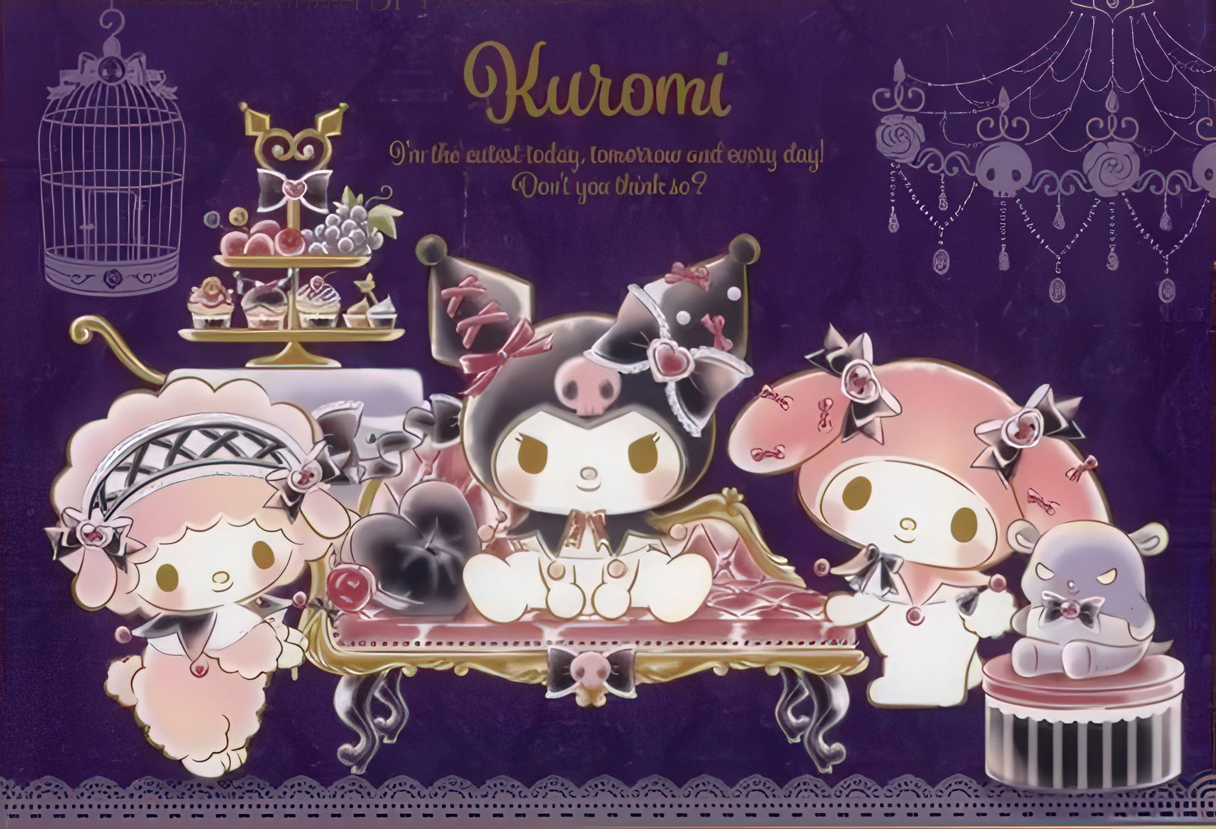 Competition Entry Beverly SPO-026??Kuromi's Gothic Party??1000 Pieces Jigsaw Puzzle