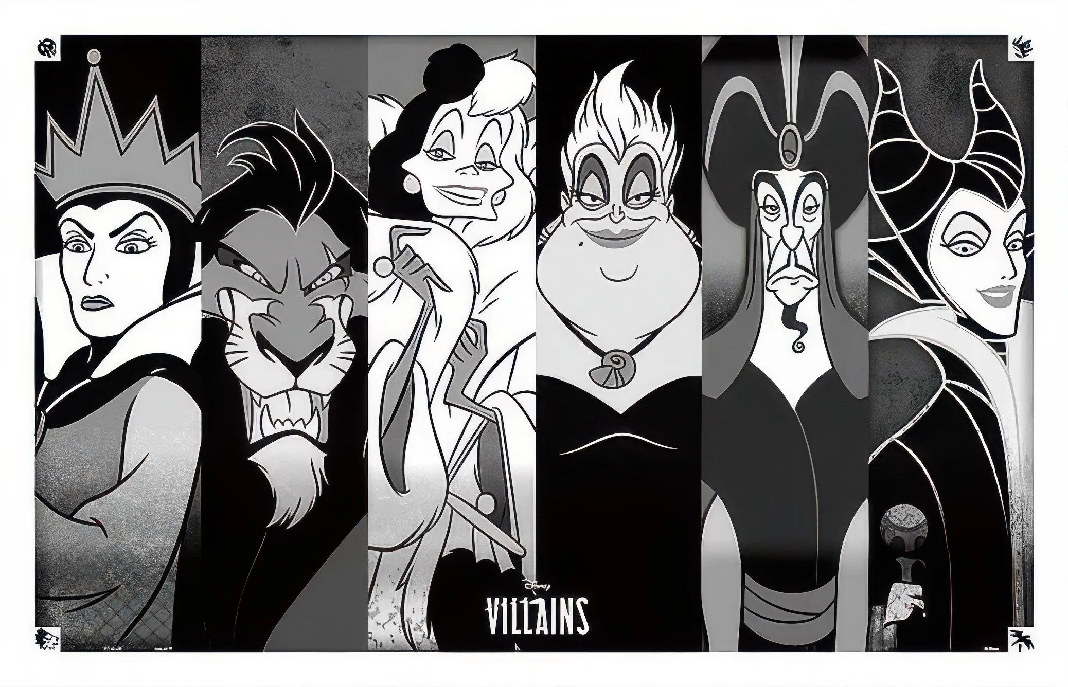 Pintoo H2803??Disney Villains - Villains Assemble??1000 Pieces Jigsaw Puzzle Exhibition Ready