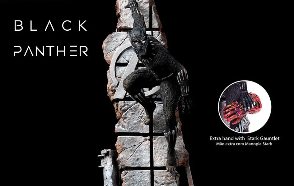 Avengers: Endgame ?C Black Panther Statue Fairy tale Display Piece