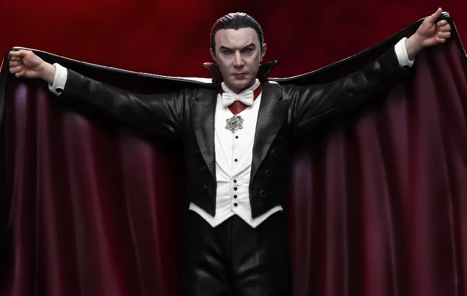 Gold Leaf Universal Monsters - Dracula Bela Lugosi Art Scale 1/10