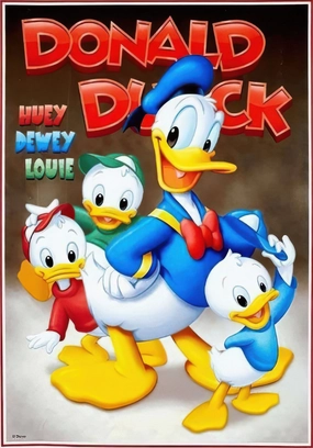 Tenyo D-1000-313??Donald & Huey, Dewey, and Louie??1000 Pieces Jigsaw Puzzle Game Merchandise