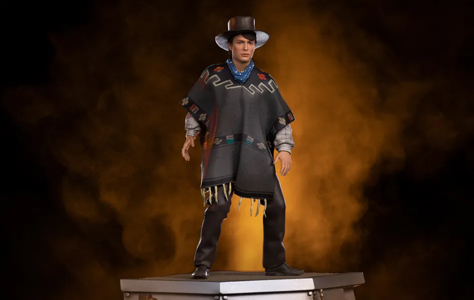 Art Showcase Collectible Product Back to the Future Part III - Marty McFly Art Scale 1/10