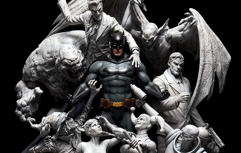 Award Trophy Anime Unit Batman Sanity 1/6 Scale Epic Series Diorama - Smoke Version