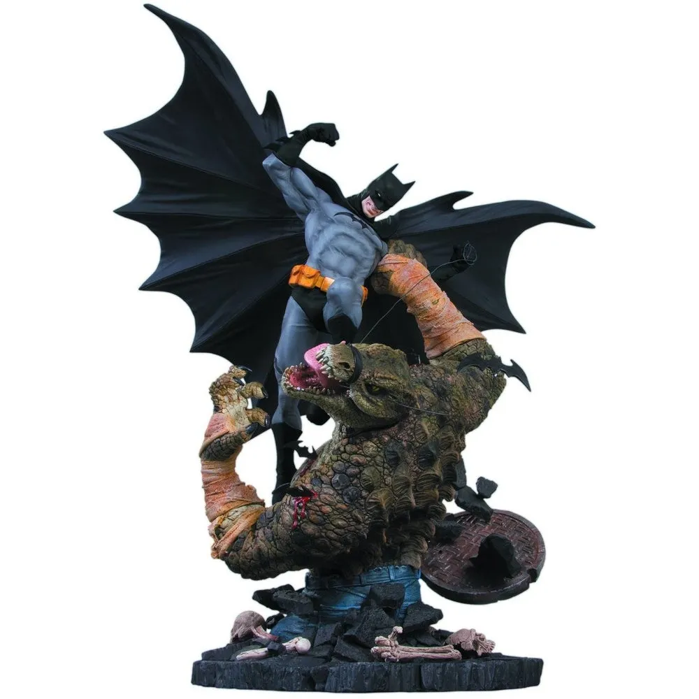 Instagram Worthy Batman Vs. Killer Croc Statue 2nd Edition by DC Collectibles