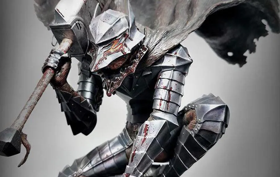 Berserk - Guts 1/4 Scale Statue On Tentacled Ship Deluxe edition Multi Pose Action Statue