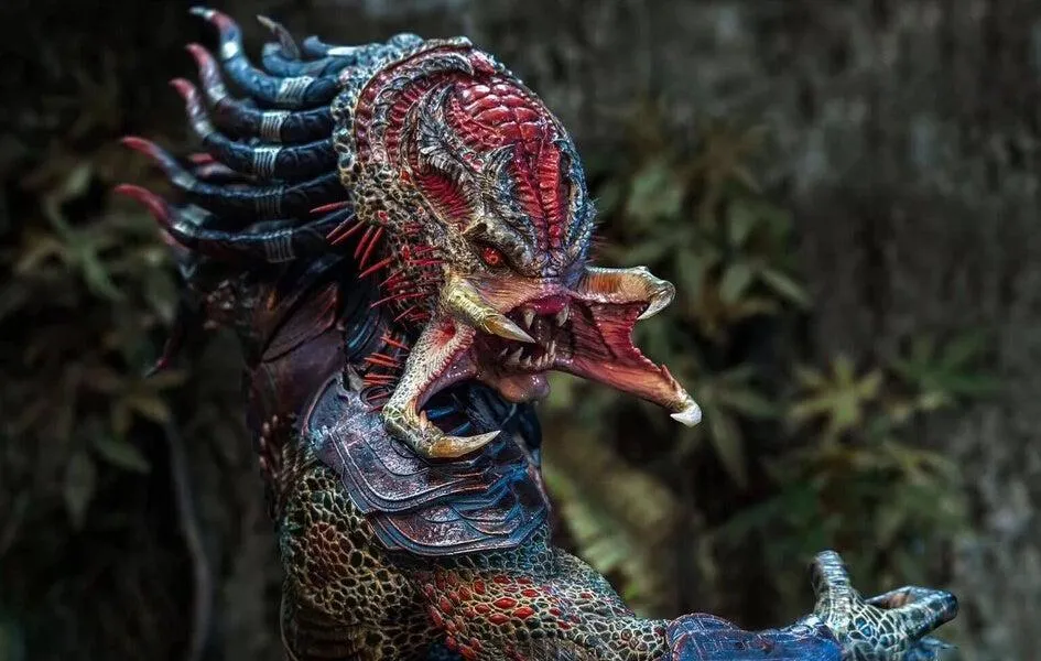 PVC Item Miniature Toy Berserker Predator 1/4 Scale Statue