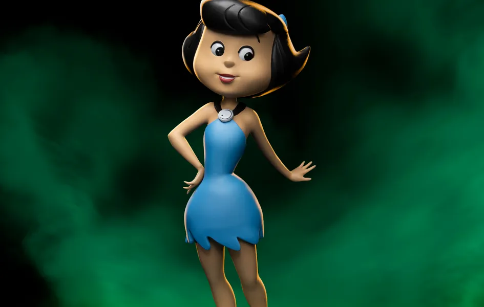Betty Rubble Art Scale 1/10 Superhero Art