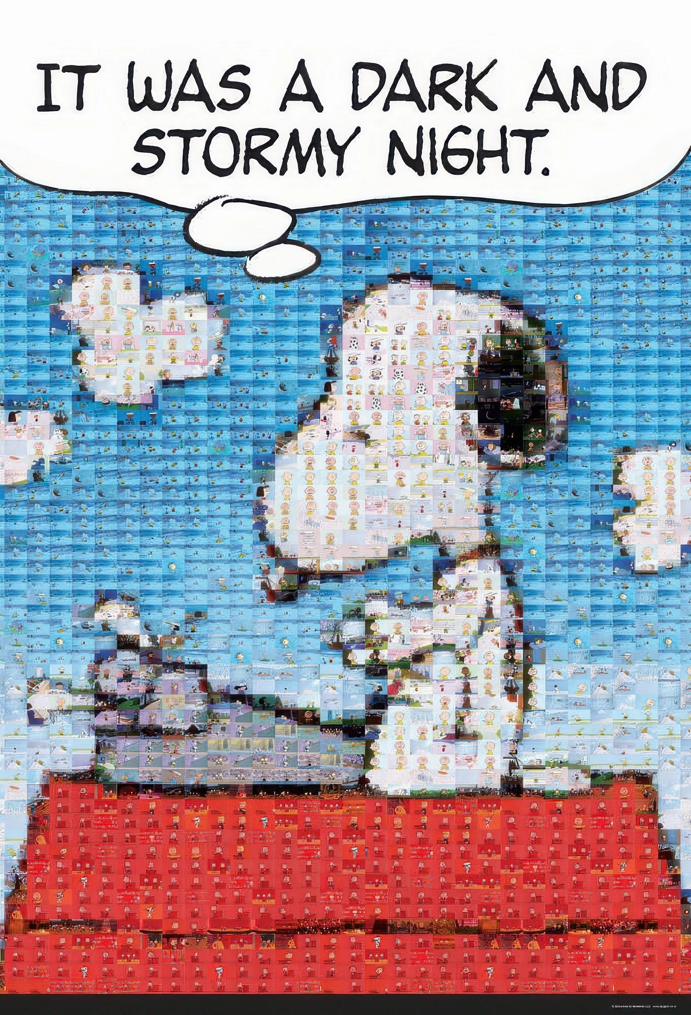 Designer Item Beverly 31-423??Mosaic: Snoopy and the Typewriter??1000 Pieces Jigsaw Puzzle