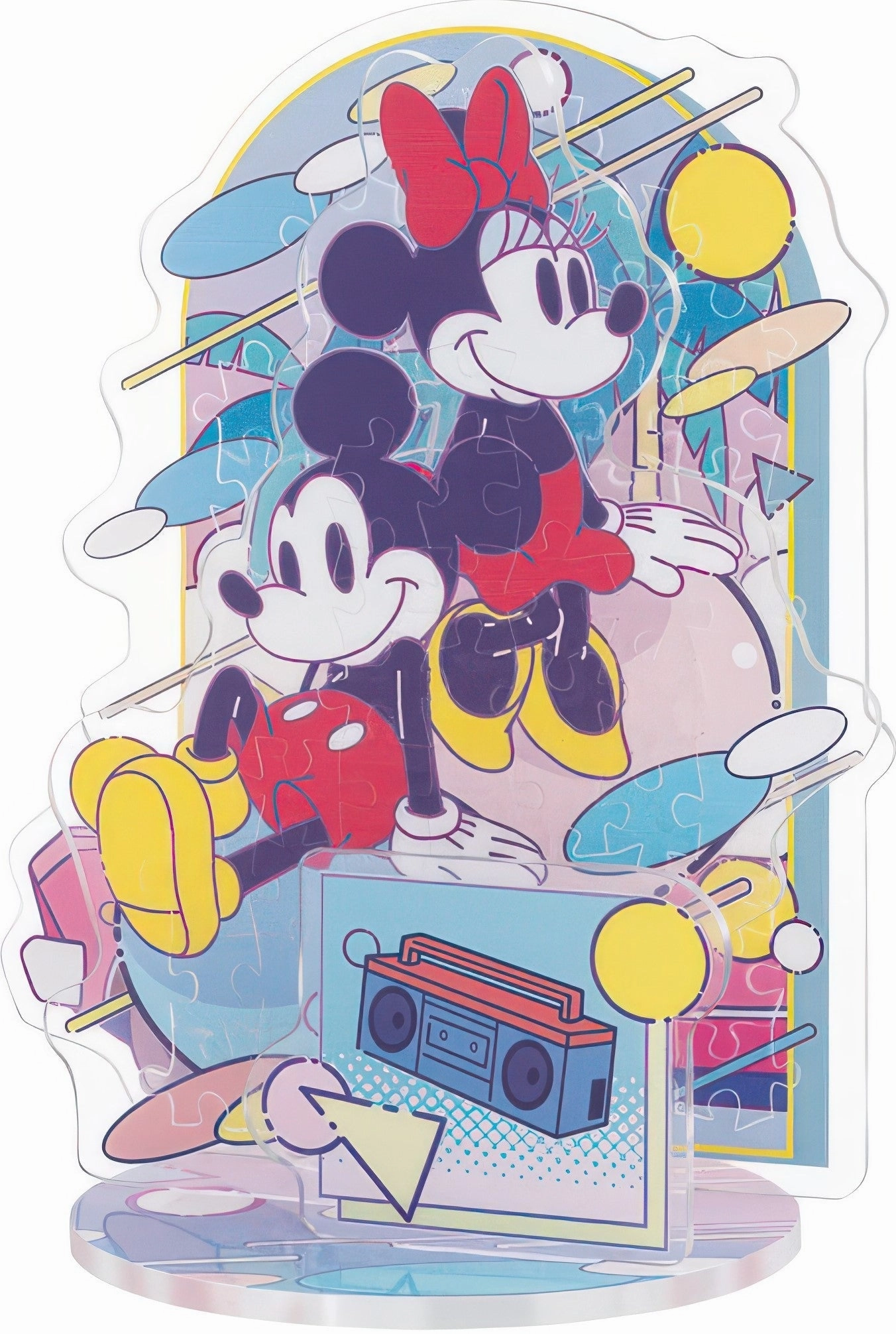 Mythology Art Beverly SP-008??Mickey & Minnie??87 Pieces Display Puzzle