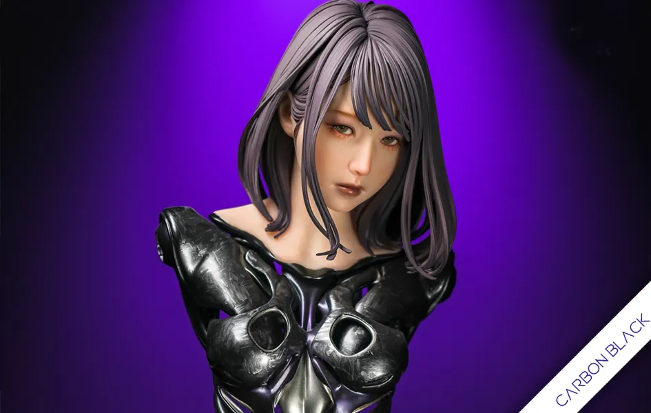 Collectible Display Black Label Collection - Android HB 01 (Carbon Black) Statue