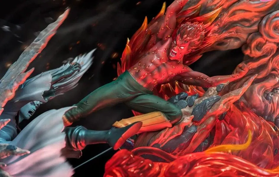 Bushier Brows Sensei (Might Guy) Statue Toy Collection Apartment Living