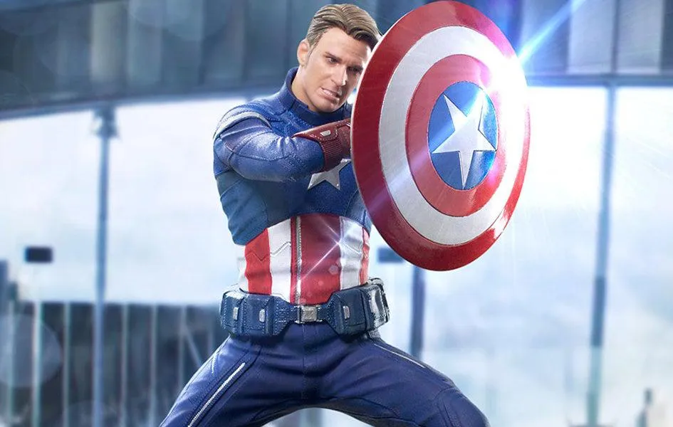 DIY Model Superhero Creation Captain America 2023 BDS Art Scale Statue