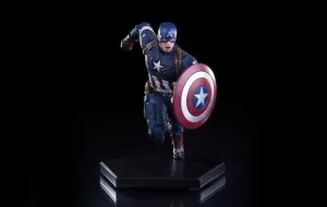 Captain America Age Of Ultron 1/10 Scale Statue by Iron Studios Full Set Gaming Object