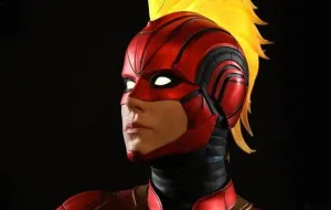 Movie Product Captain Marvel 1:1 Scale Lifesize Bust