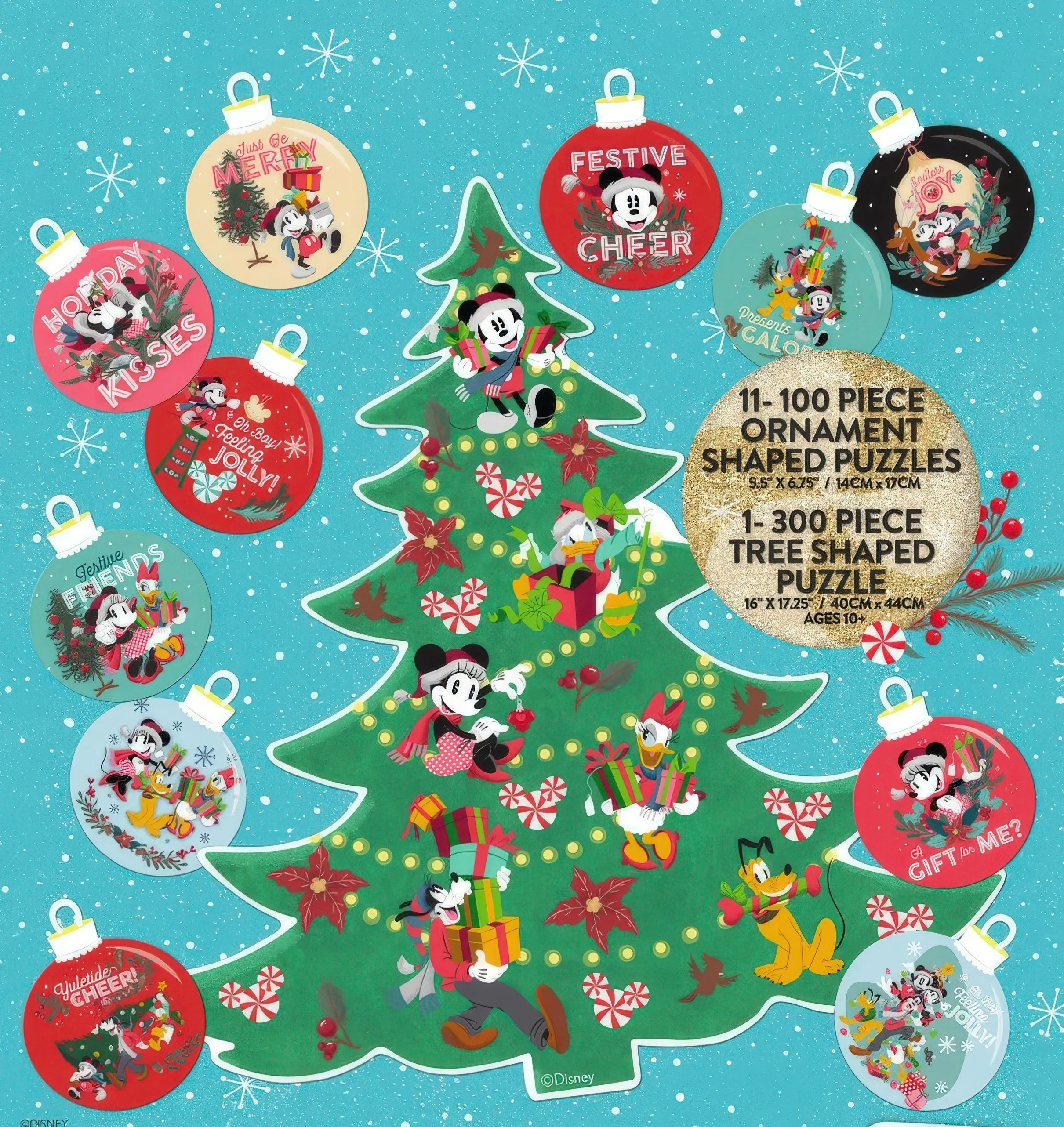 Ceaco 3821-5??Disney Christmas Advent Calendar??1400 Multipack Jigsaw Puzzle Urban Art