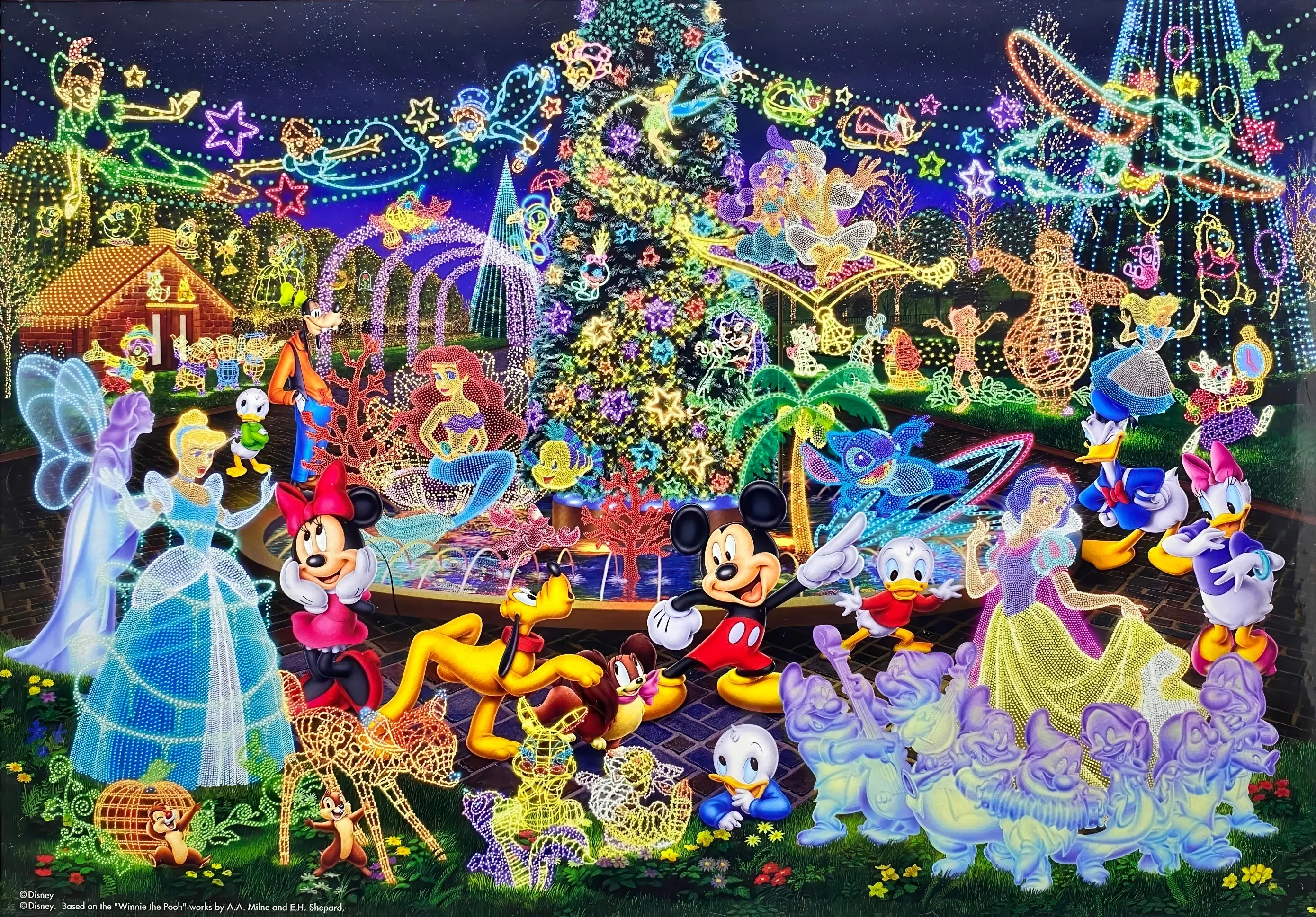 Tenyo D-4000-561??Magical Illumination??4000 Pieces Jigsaw Puzzle Premium Display Geek Culture