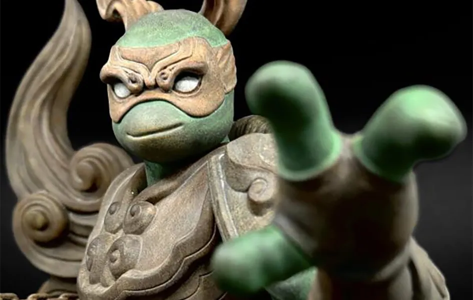 Character Product TMNT - Furinkazan Michelangelo Statue