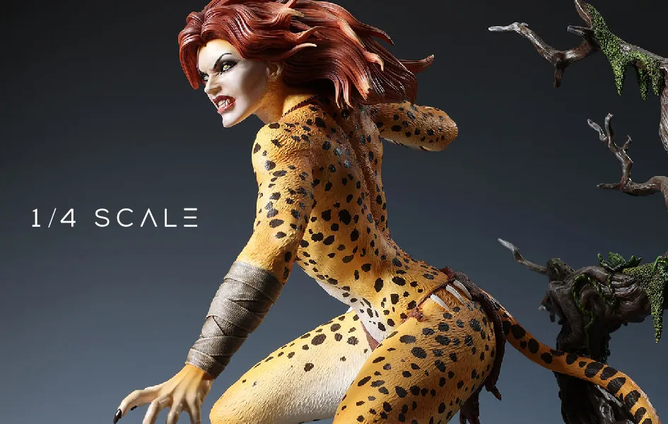 Cheetah 1/4 Scale Statue Robot Figure Gender Neutral