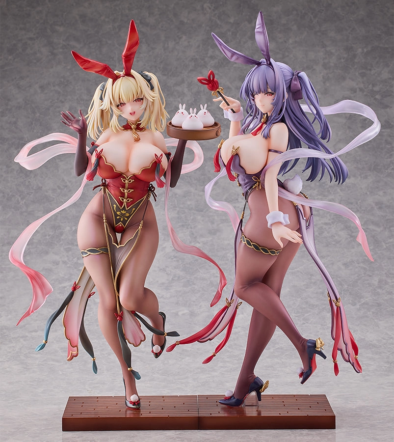 Cheongsam Bunny Yuri & Stella 1/4 Scale Figure Deity Statue