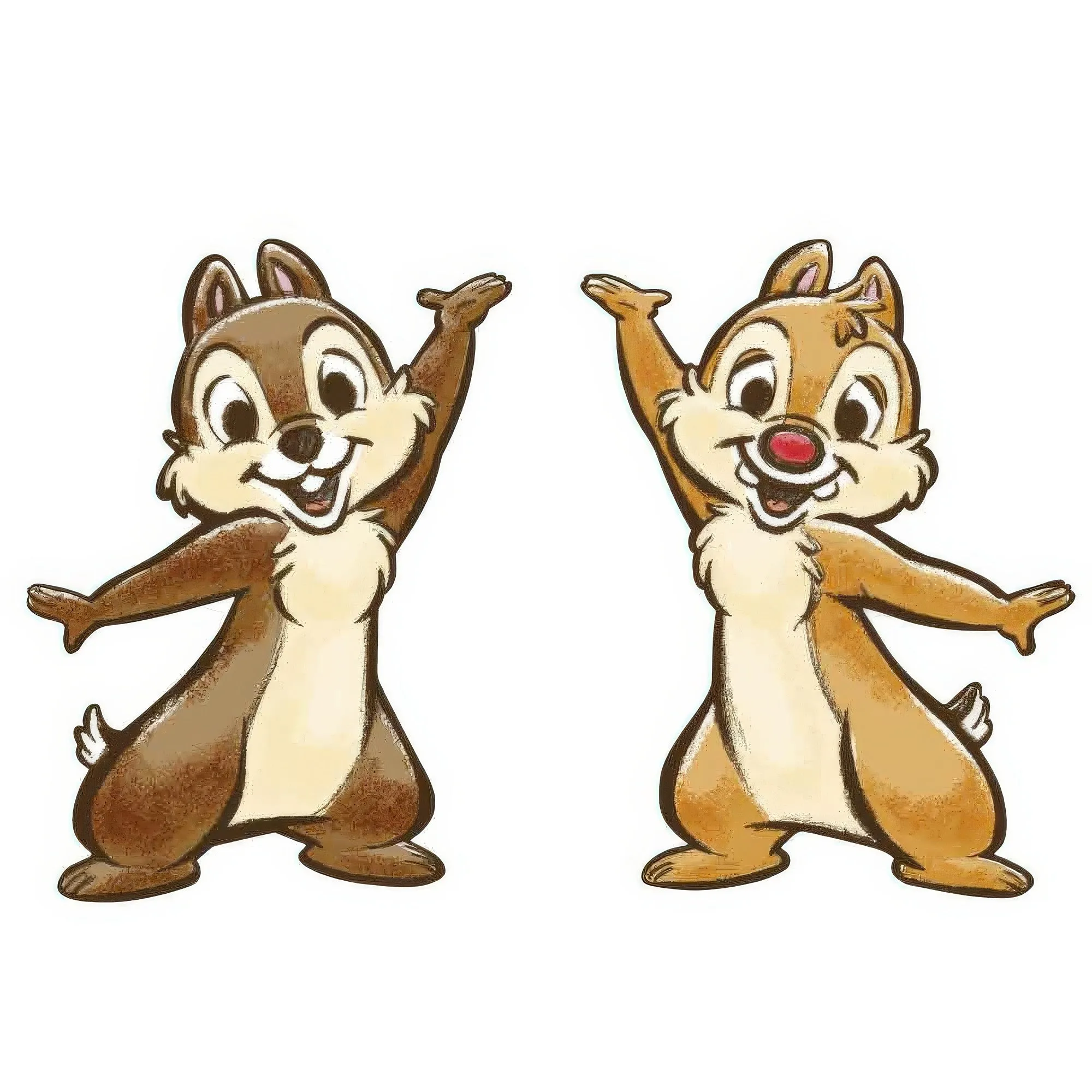 Ecommerce Official Merchandise Yanoman 31-07??[Disney] Silhouette - Chip & Dale -??269 Pieces Shaped Puzzle