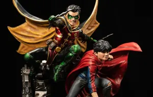 Super Sons Rebirth 1/6 Scale Premium Statue Miniature Decor Battle Stance