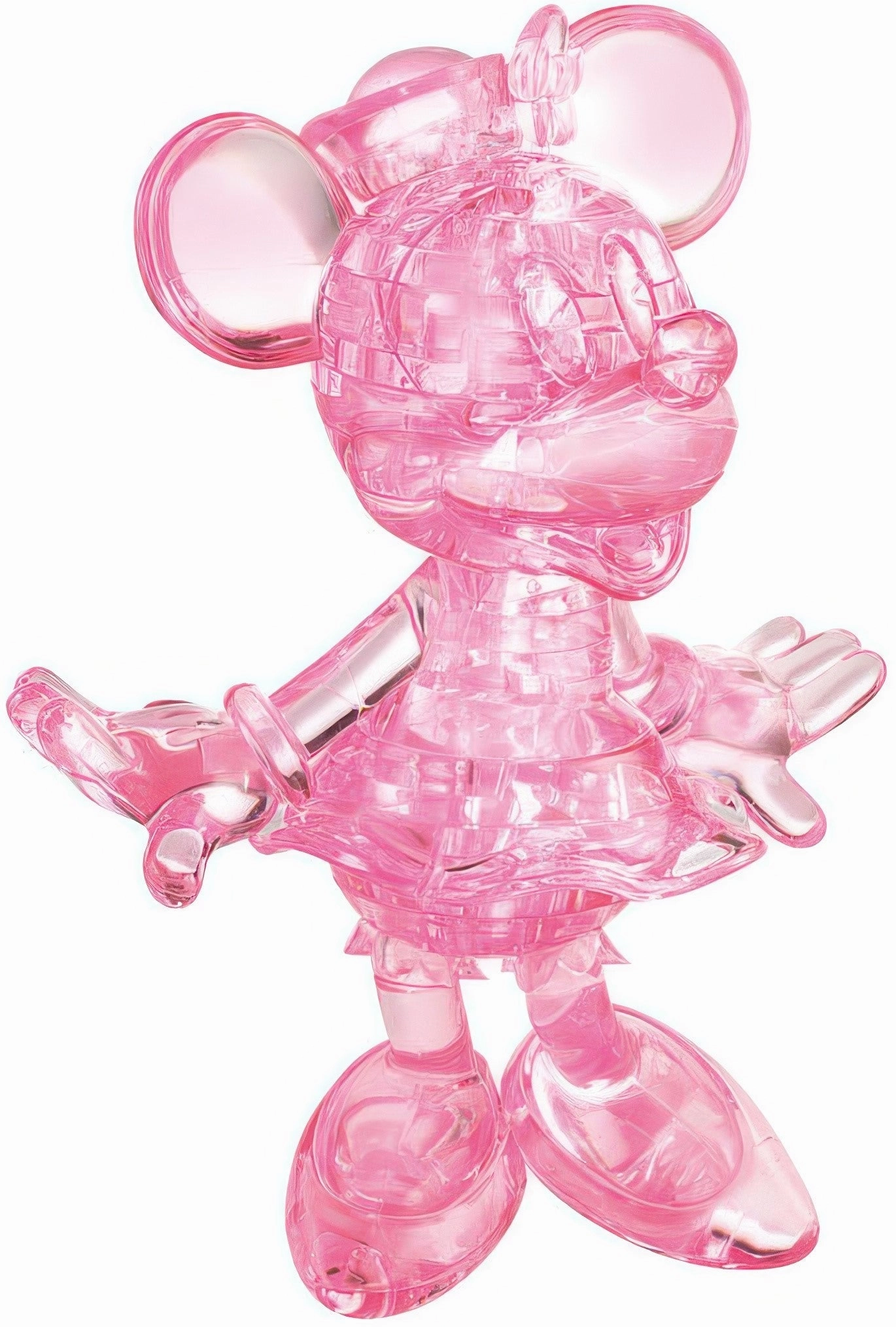 Hanayama 07602??Crystal Gallery Minnie Mouse??39 Pieces 3D Puzzle Amphibian Statue Event Souvenir