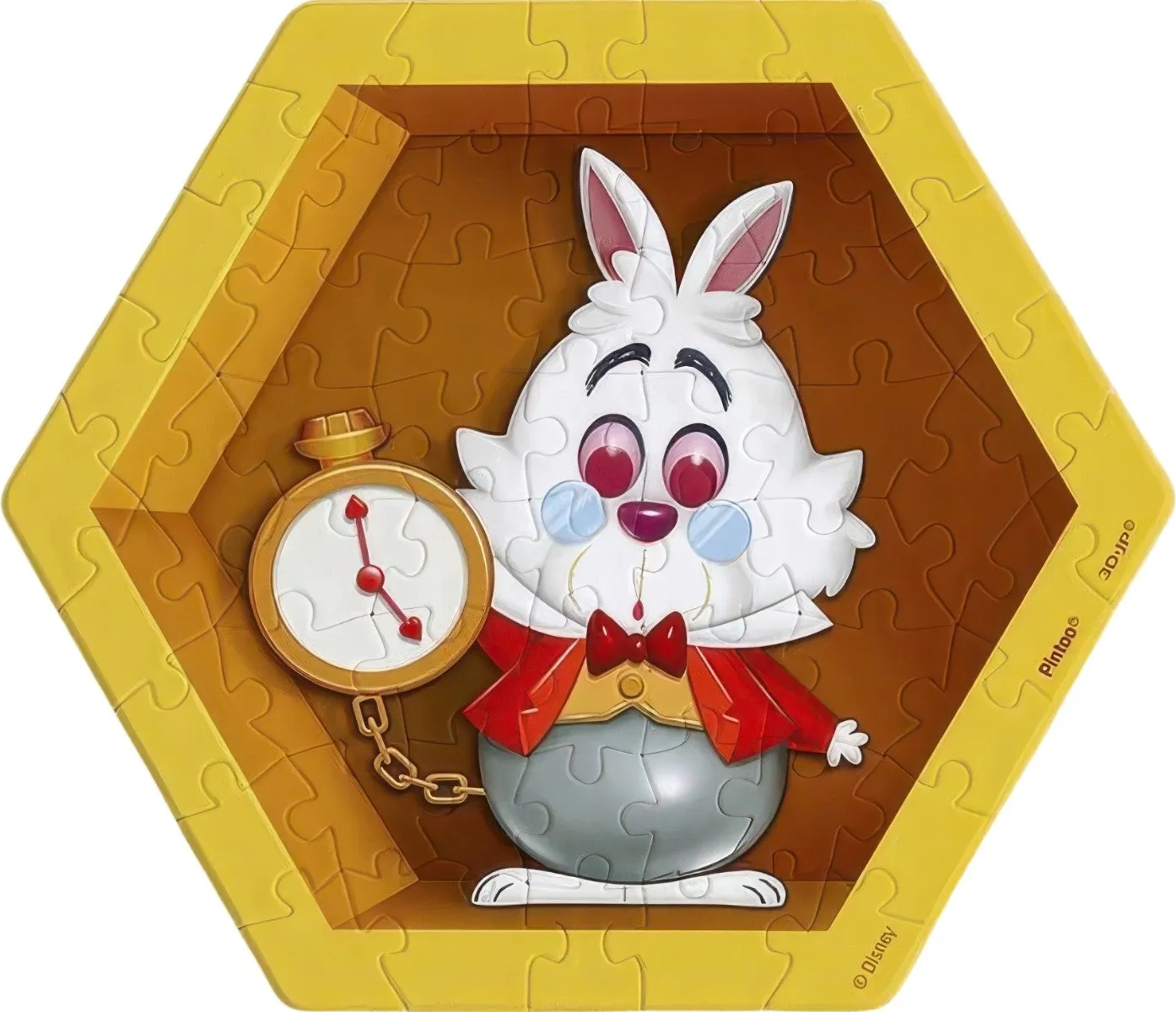 Pintoo HX1018??Alice in Wonderland - White Rabbit??56 Pieces Wall Tile Puzzle Mother's Day Wall Mounted