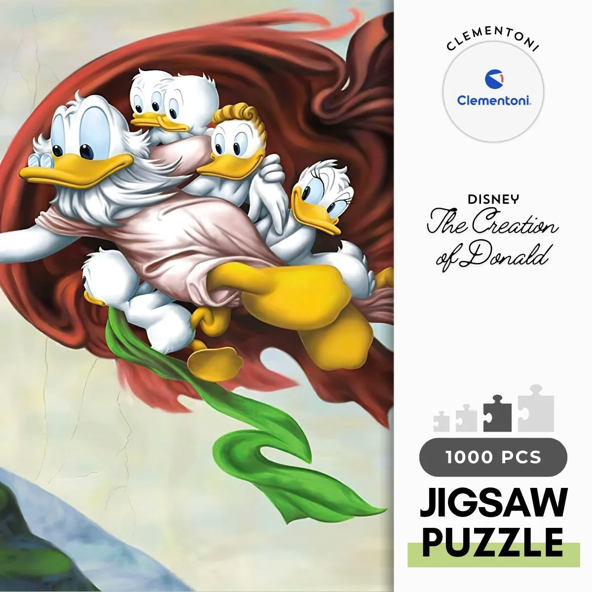 Urban Art Travel Souvenir Clementoni 39082??The Creation of Donald??1000 Pieces Jigsaw Puzzle