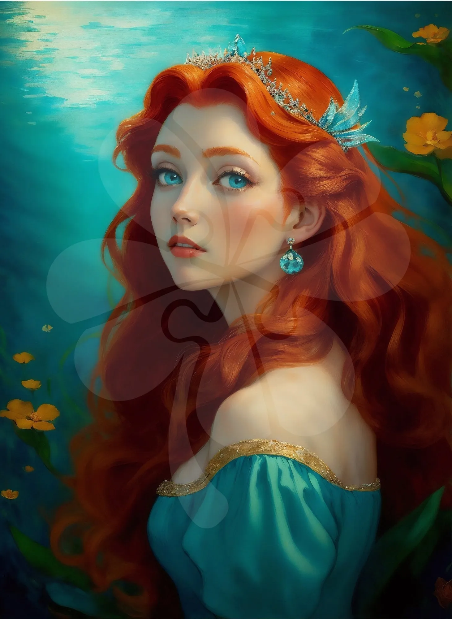 Clover D05-001??Ariel??500 Pieces Jigsaw Puzzle Chibi Showcase Luxury Gift