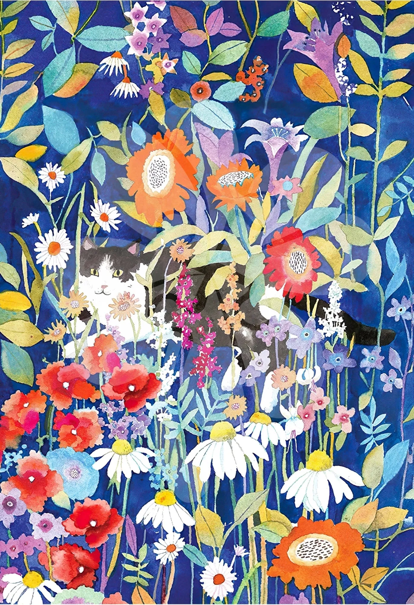 Factory Direct Clover K03-008??Among the Flowers??300 Pieces Jigsaw Puzzle