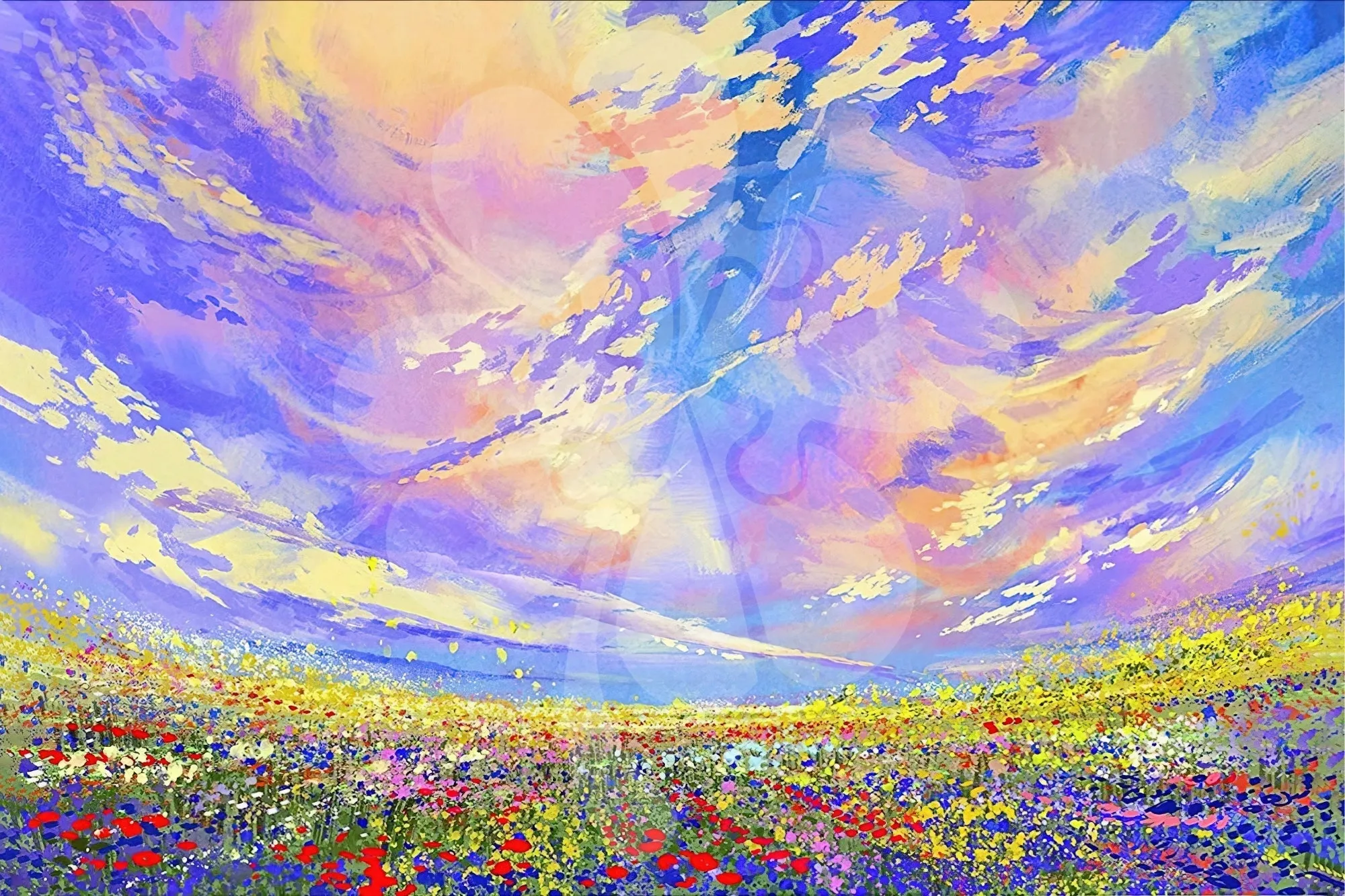 Character Goods Clover N10-004??Purple Serene Sky??1000 Pieces Jigsaw Puzzle