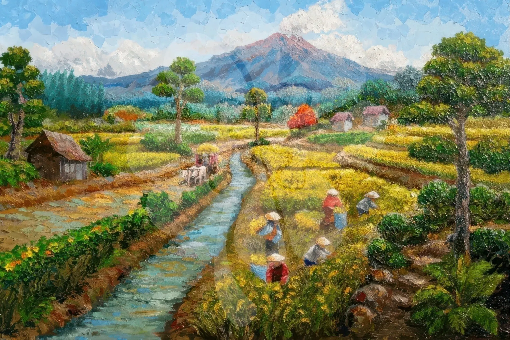 Collection Showcase Superhero Object Clover P10-002??Bringing Home the Harvest??1000 Pieces Jigsaw Puzzle