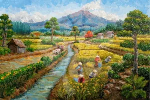 Collection Showcase Superhero Object Clover P10-002??Bringing Home the Harvest??1000 Pieces Jigsaw Puzzle