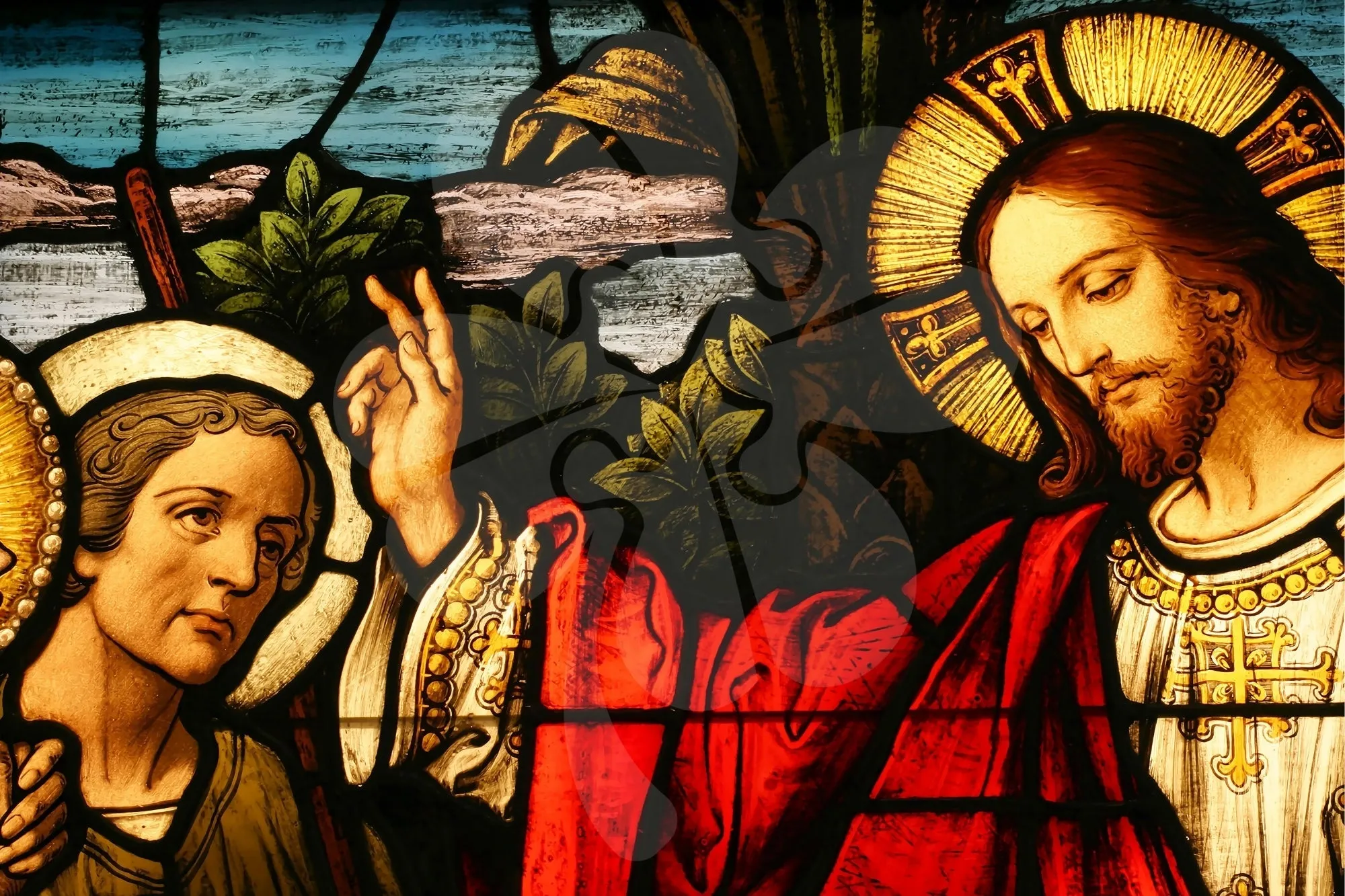 Clover R10-004??Jesus the Forgiving??1000 Pieces Jigsaw Puzzle Original Box